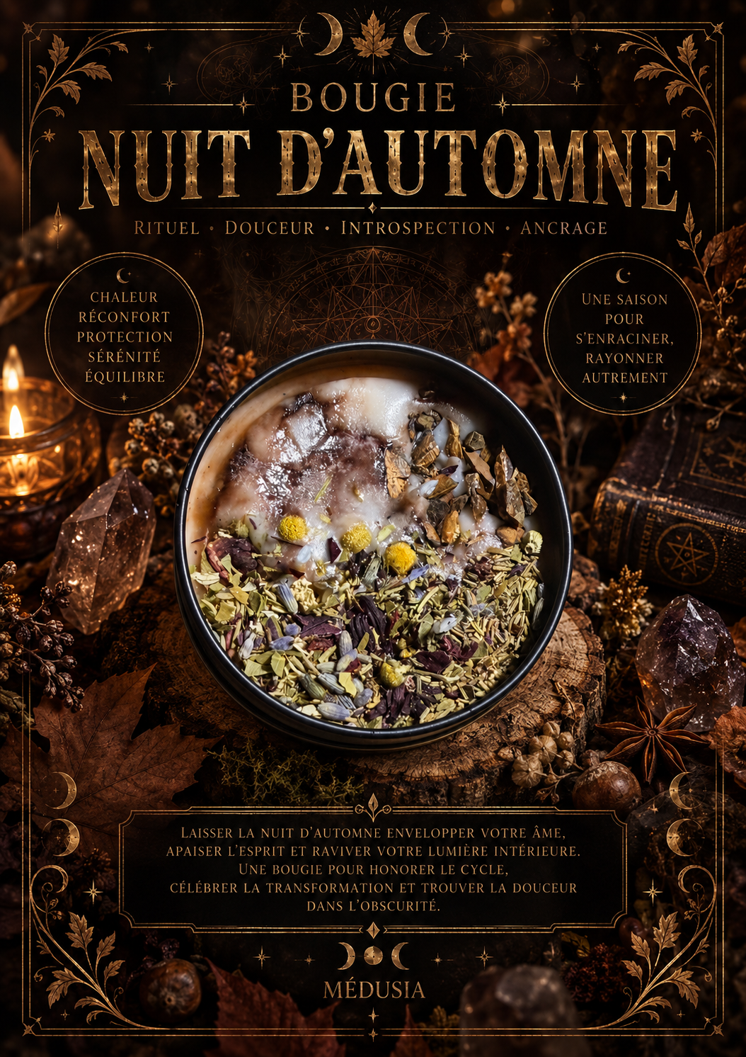 Bougie Nuit d’automne