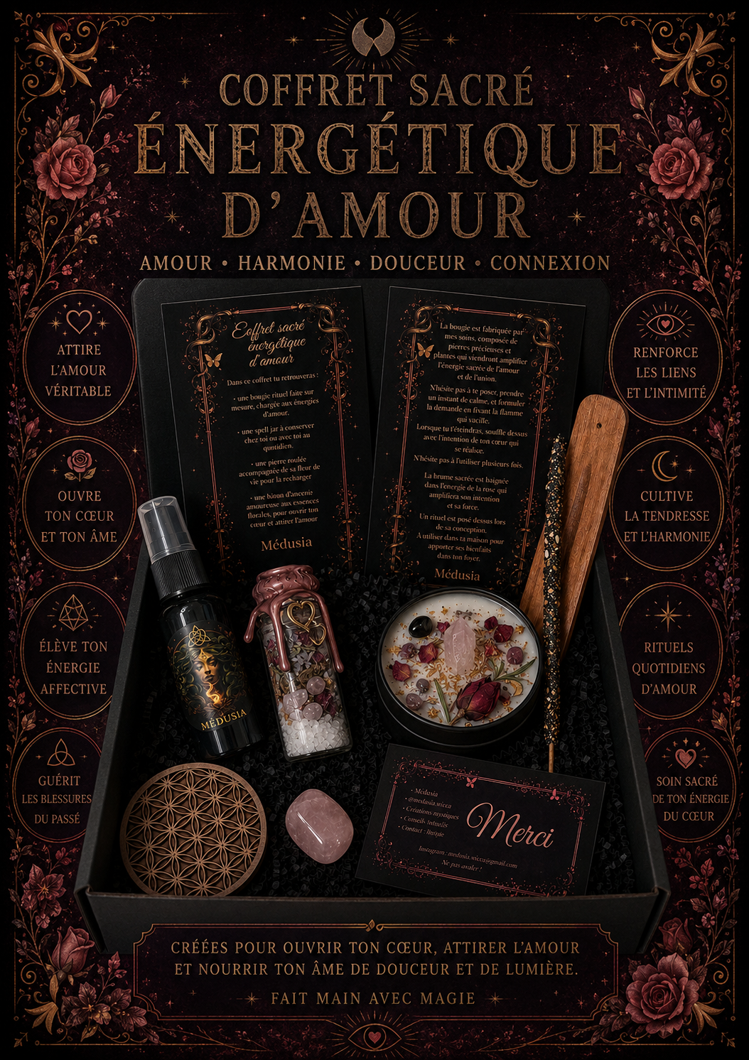 Coffret sacré énergétique • Amour