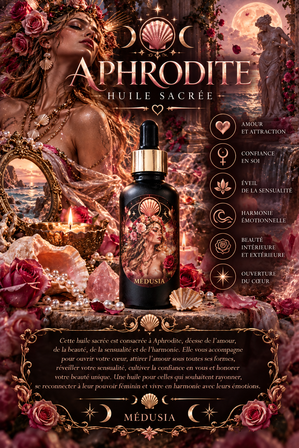 Huile divinité • Aphrodite