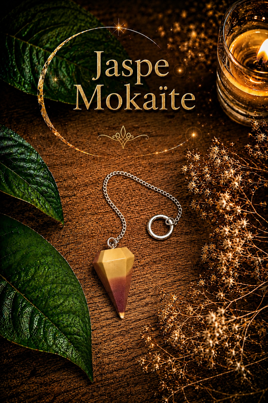 Pendule • Jaspe Mokaïte